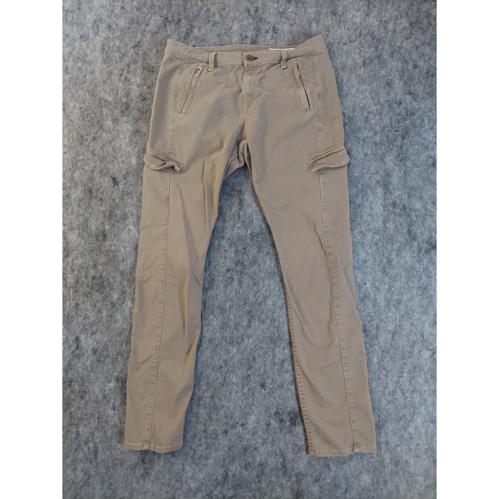 Rag And Bone Cargo Pants Womens‎ 31 Beige Military Stretch Utility Zip Pockets